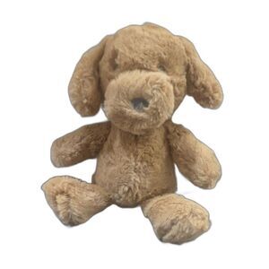 Cloud Island Plush Dog stuffed animal toy  Tan Rattle Soft & Cuddly For Kids 8"